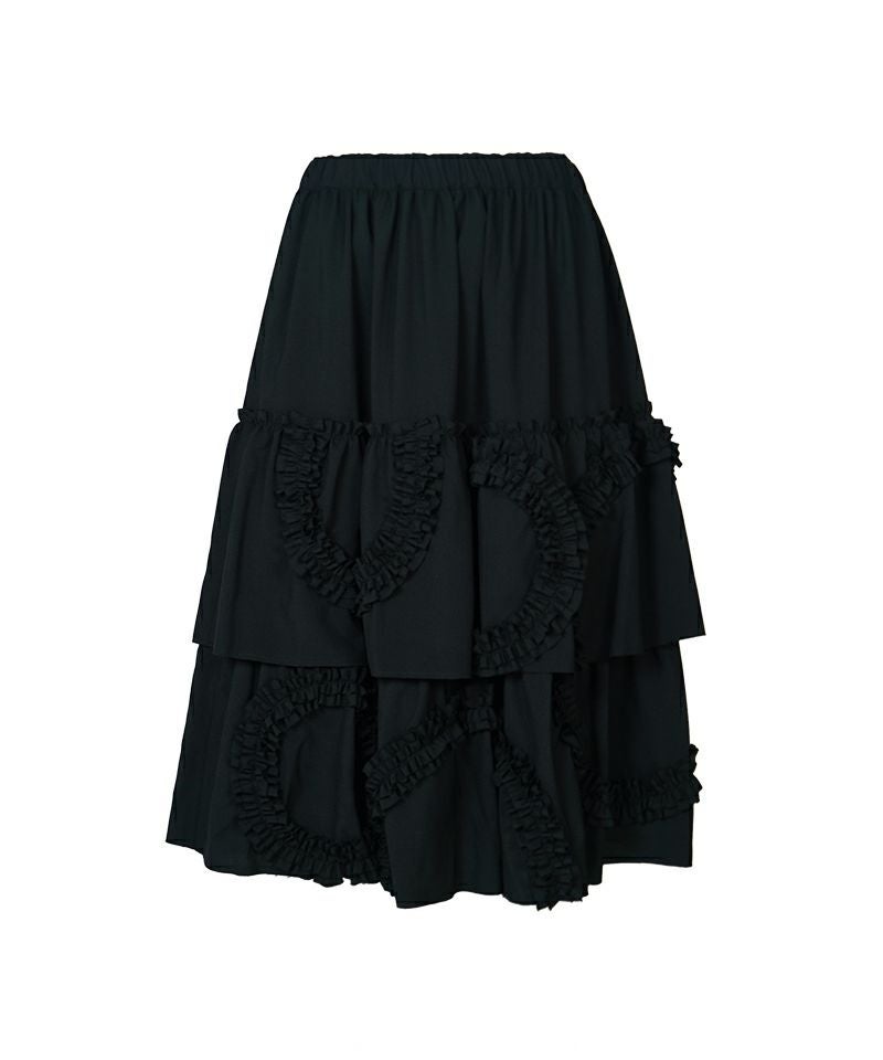 BLACK COMME des GARCONS＞ウールトロピカル スカート (1P-S007-052