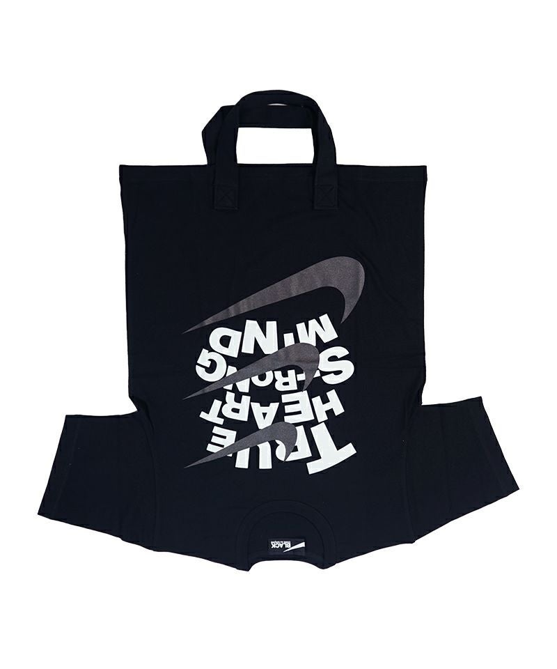 BLACK COMME des GARCONS＞綿天竺NIKE プリントBAG (1P-T101-052