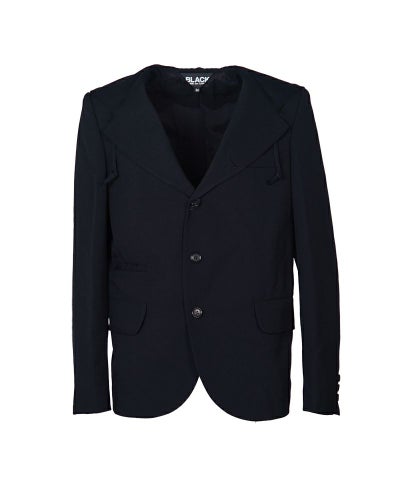 BLACK COMME des GARCONS＞ウールギャバジン ジャケット (1P-J007-052