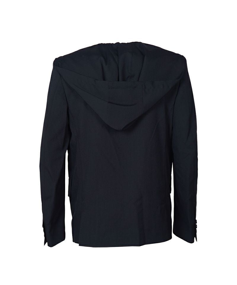 BLACK COMME des GARCONS＞ウールギャバジン ジャケット (1P-J007-052