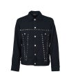 ＜BLACK COMME des GARCONS＞エステルギャバジン／スタッズ製品後加工 ジャケット (1P-J002-052)