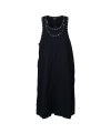 ＜BLACK COMME des GARCONS＞エステルギャバジン／スタッズ製品後加工 ドレス (1P-A001-052)