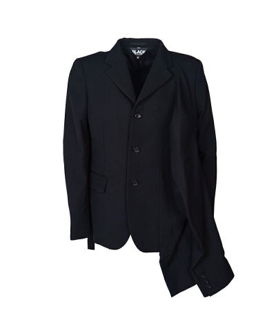 BLACK COMME des GARCONS＞ウール厚ギャバジン ジャケット (1P-J023 