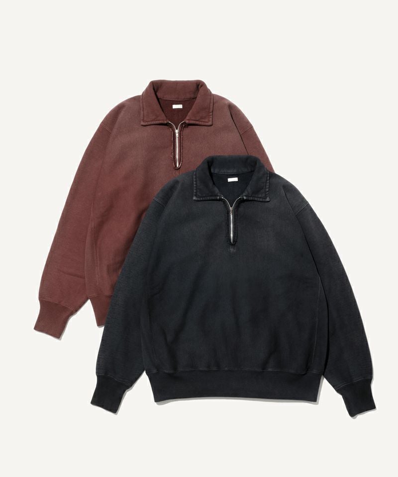 A.PRESSE＞Vintage Half Zip Sweatshirt | MAKES ONLINE STORE