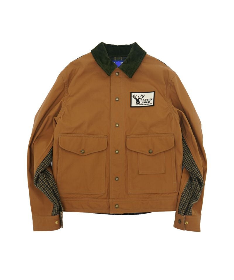 ＜JUNYAWATANABE MAN＞綿オックスｘナイロンチェックFILSON