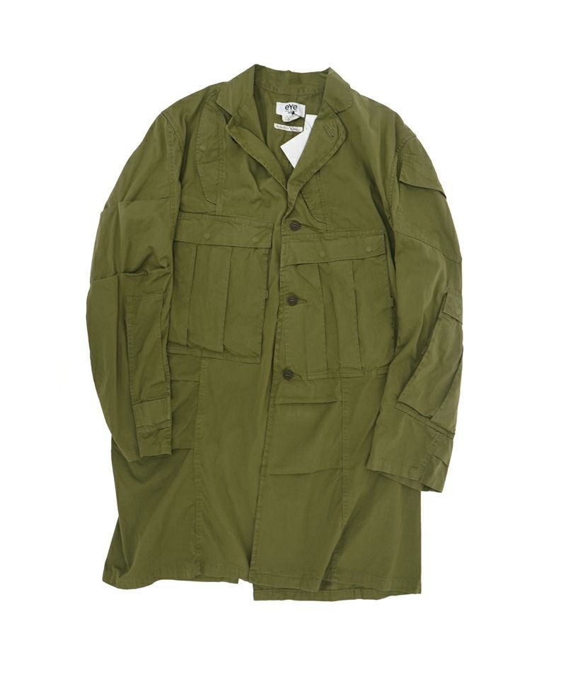 eYe JUNYAWATANABE MAN＞綿ナイロンオックスNeedles WネームCOAT