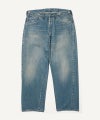 No.22 Washed Wide Denim Pants