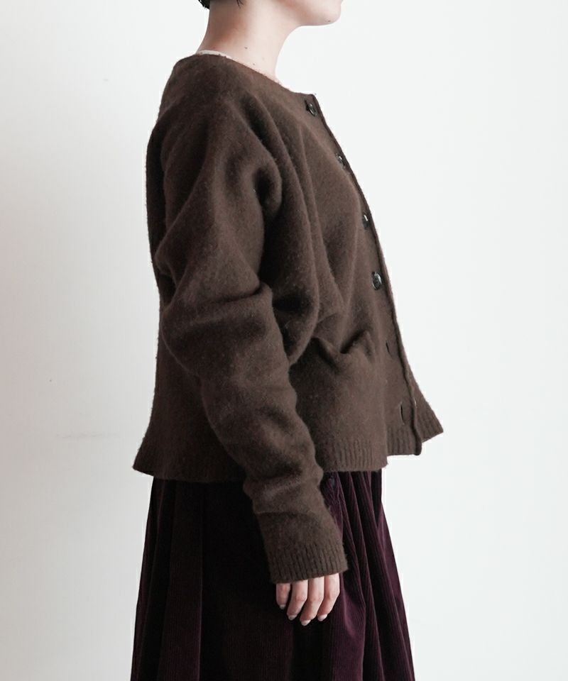 Pillings＞inside puff Cardigan | MAKES ONLINE STORE