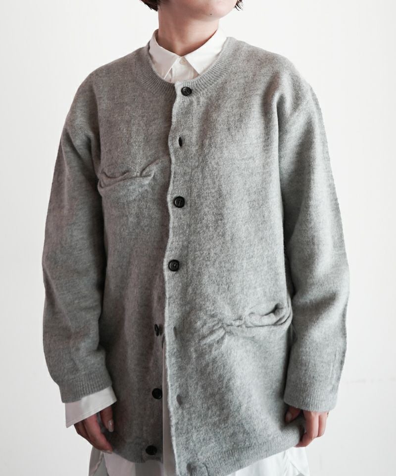  ＜Pillings＞distorted cardigan