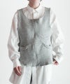 ＜Pillings＞distorted vest