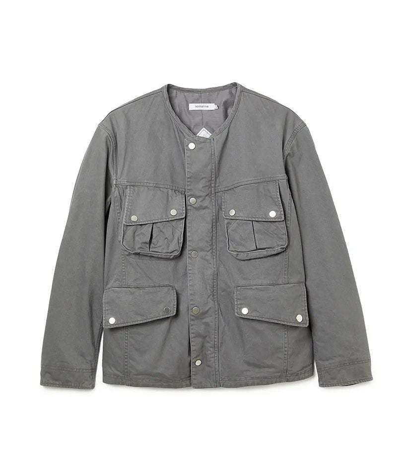 nonnative＞RIDER JACKET COTTON DRILL PIGMENT DYE WITH WINDSTOPPER&
