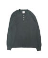 ＜KAMIYA＞BORO Waffleknit Henley L/S Tee