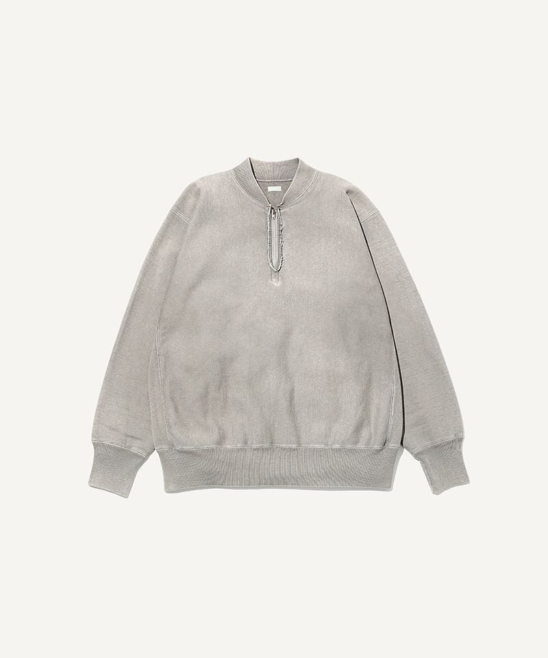 A.PRESSE＞Vintage Half Zip Rib Collar Sweatshirt | MAKES ONLINE STORE