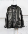 ＜MASSES＞LEATHER CAR COAT Y's