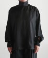  ＜CINOH＞SATIN HIGH NECK BLOUSE