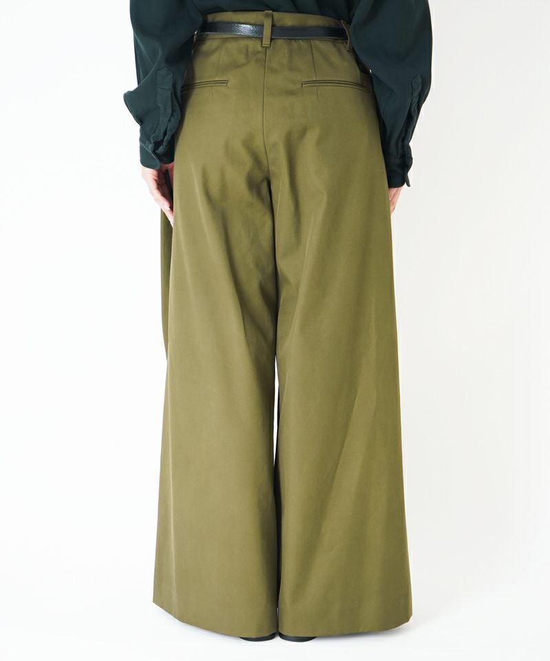 BOWTE＞SLANT SIDE TUCKED BUGGY PANTS | MAKES ONLINE STORE