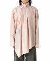 ＜BOWTE＞NYLON SILK WASHER KNOT LIKE BLOUSE