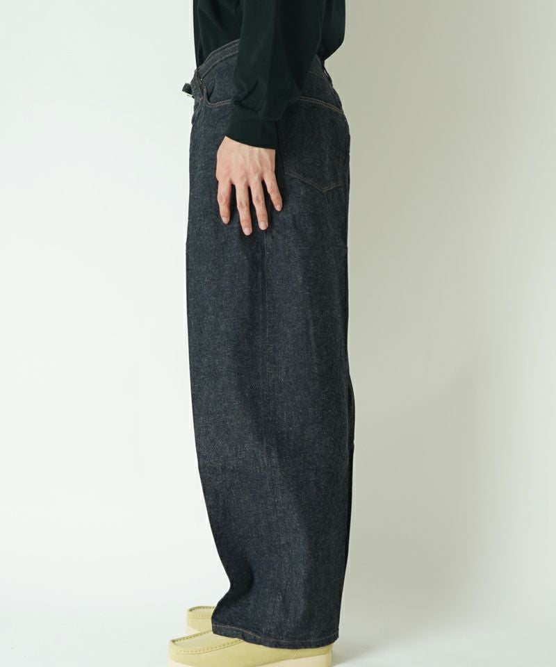 blurhms＞12.9oz Denim Narrow Belted Pants | MAKES ONLINE STORE