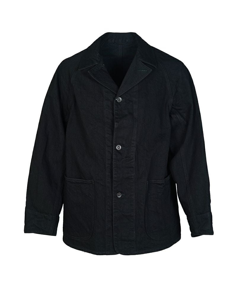 ま*う様 25AW COMOLI ブラックデニム ワークジャケット　サイズ3 COMOLI＞ブラックデニム ワークジャケット | MAKES ONLINE STORE