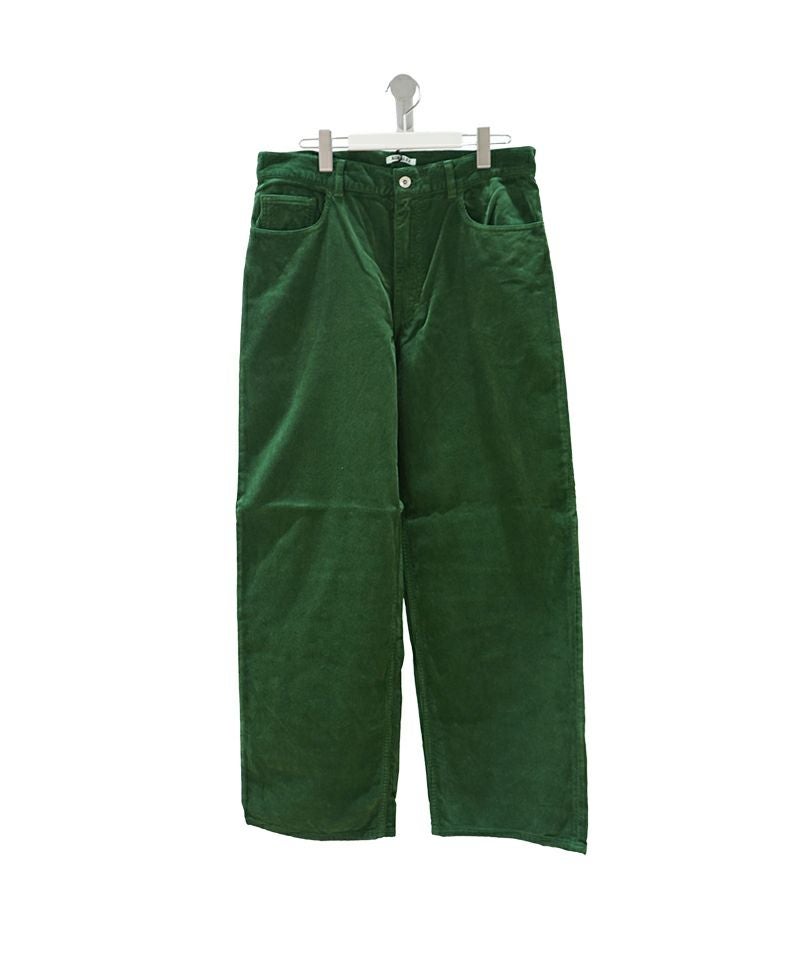 AURALEE＞PIGMENT DYED FINX CORDUROY WIDE 5P PANTS | MAKES ONLINE STORE