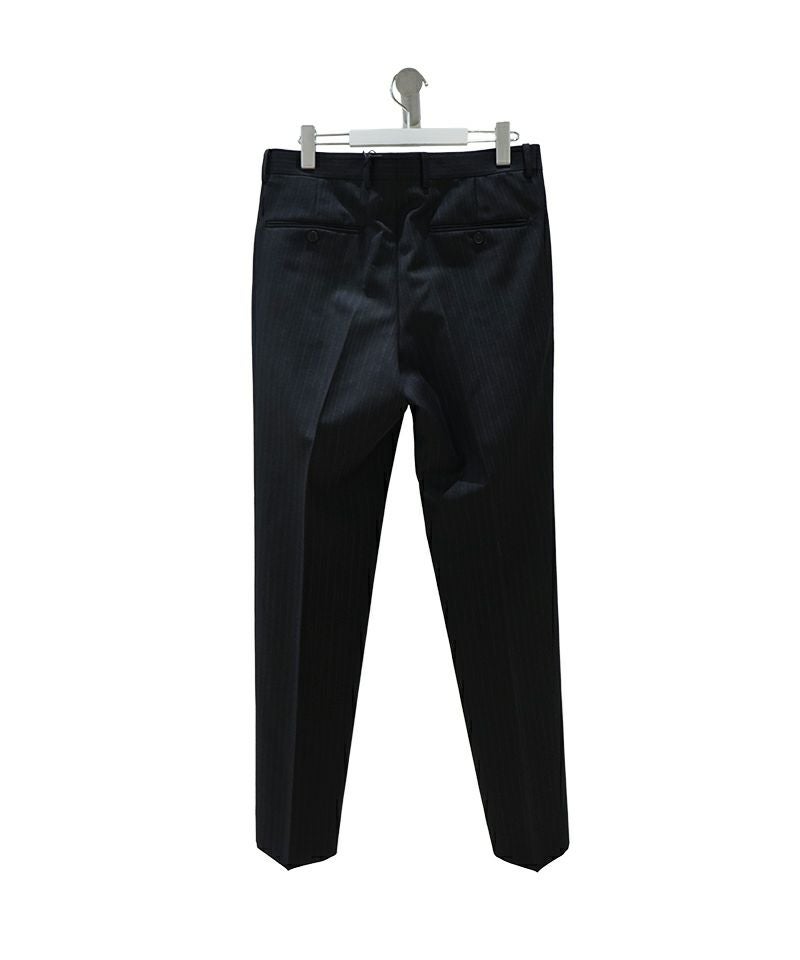 AURALEE＞BLUEFACED WOOL TWO-TUCK SLACKS | MAKES ONLINE STORE