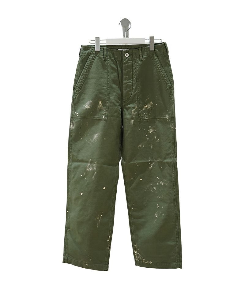 AURALEE＞WASHED BAGGY SATIN BLEACHED BAKER PANTS | MAKES ONLINE STORE