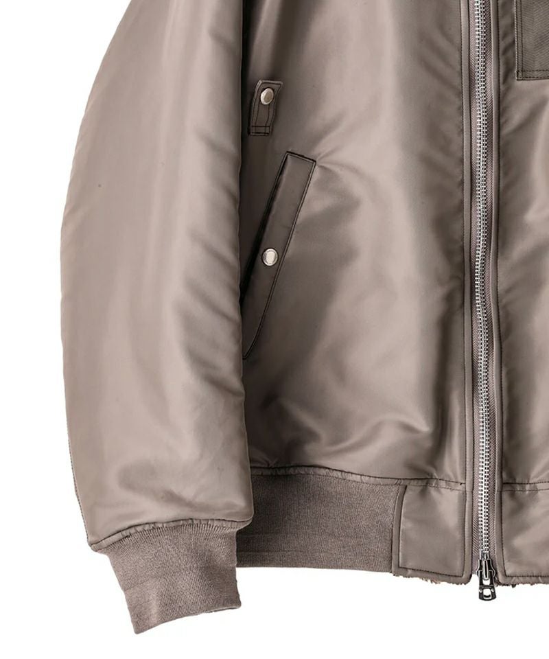 TAKAHIROMIYASHITATheSoloist.＞faux fur lining flight jacket