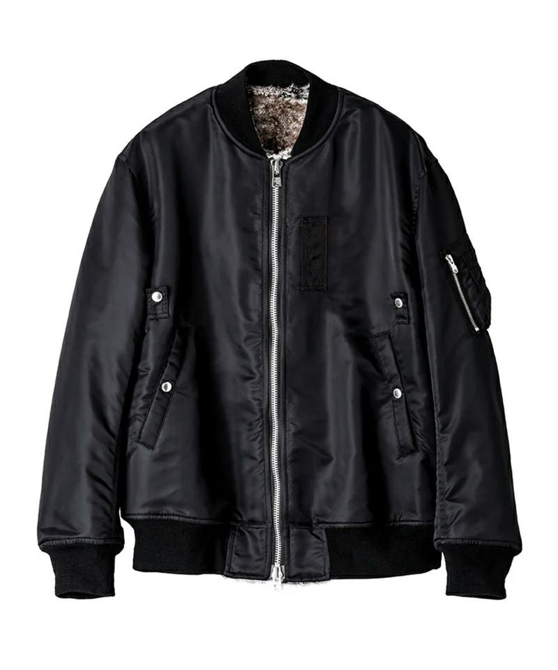 TAKAHIROMIYASHITATheSoloist.＞faux fur lining flight jacket