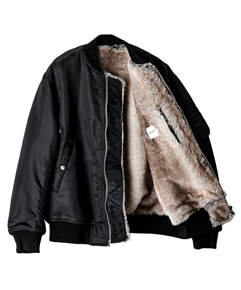 TAKAHIROMIYASHITATheSoloist.＞faux fur lining flight jacket