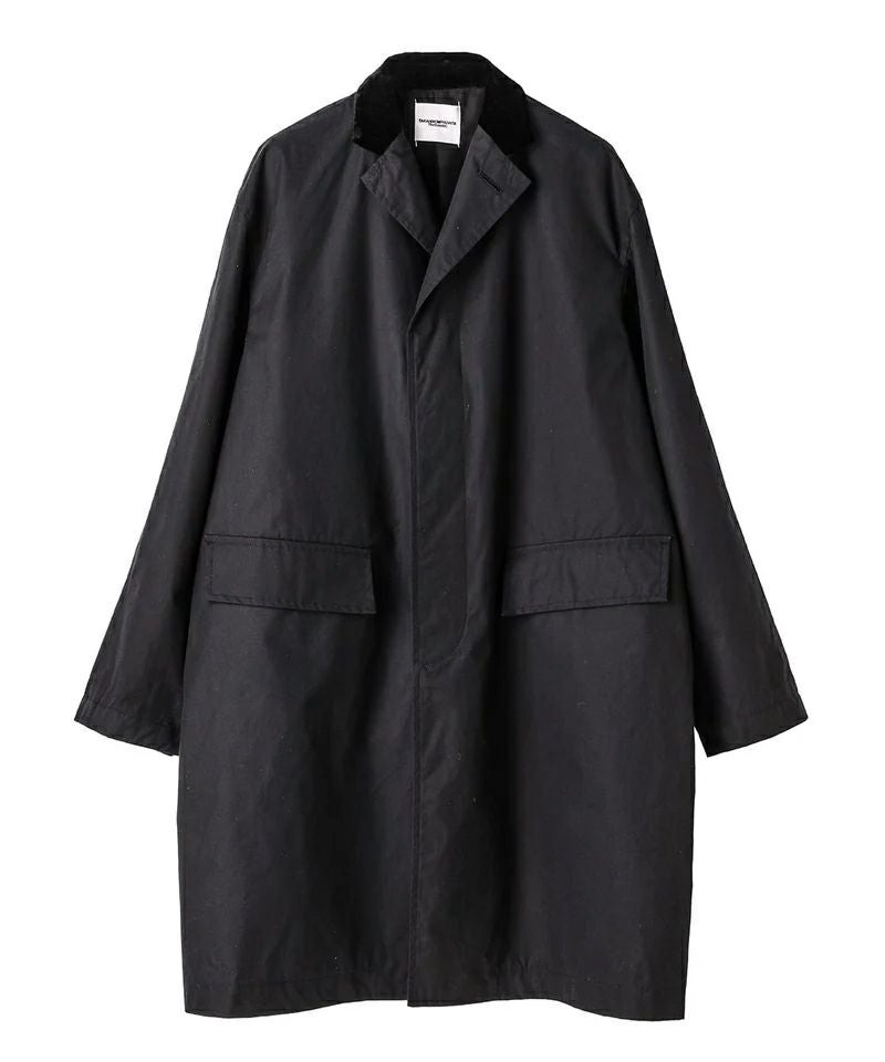 ＜TAKAHIROMIYASHITATheSoloist.＞velvet collar chesterfield coat.