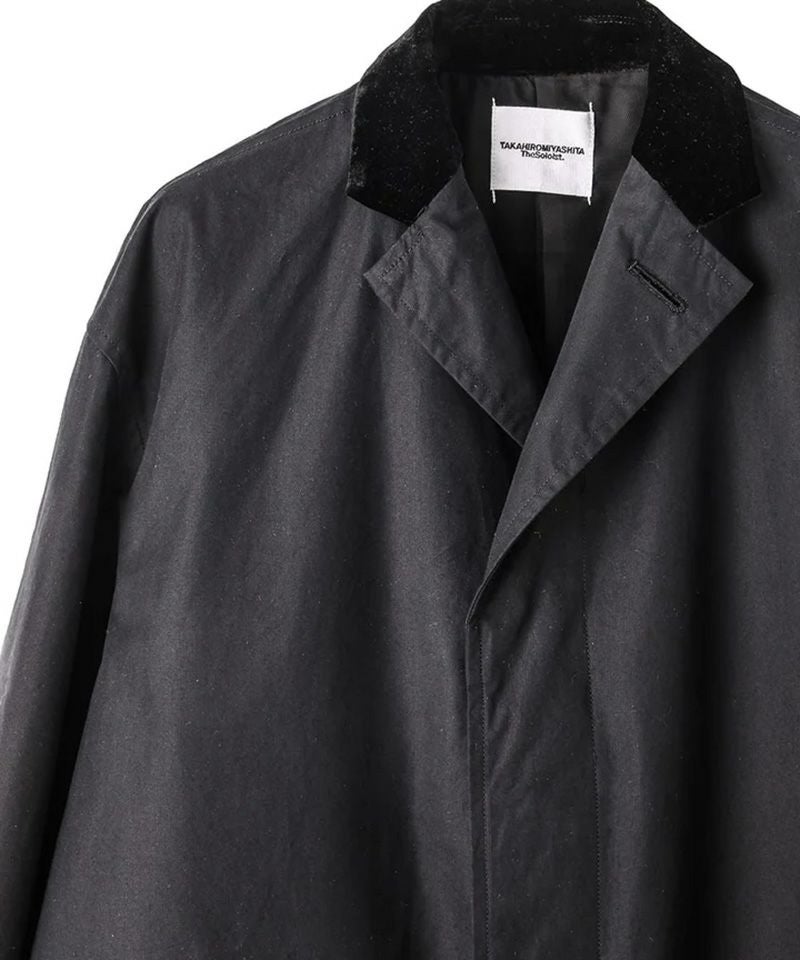 TAKAHIROMIYASHITATheSoloist.＞velvet collar chesterfield coat