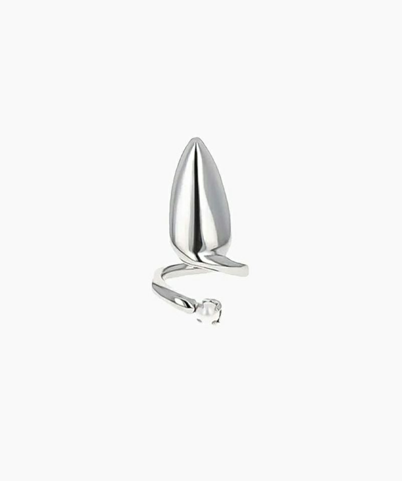 ＜JUSTINE CLENQUET＞LUCE PEARL NAIL RING