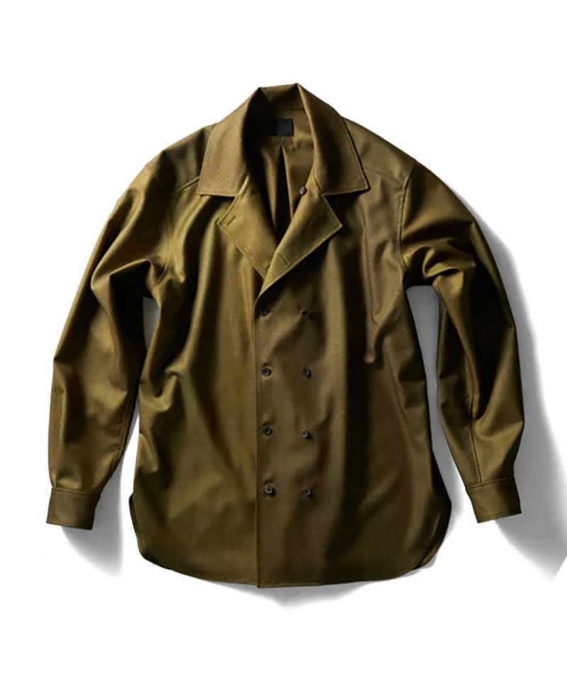 山内＞アーバン染め・ダブルオープンカラーシャツ | MAKES ONLINE STORE