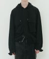 ＜Tamme＞NEP SILK HOOD BLOUSON