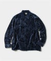 ＜GOLD＞PAISLEY PATTERN INDIGO VELVETEEN OPEN SHIRT