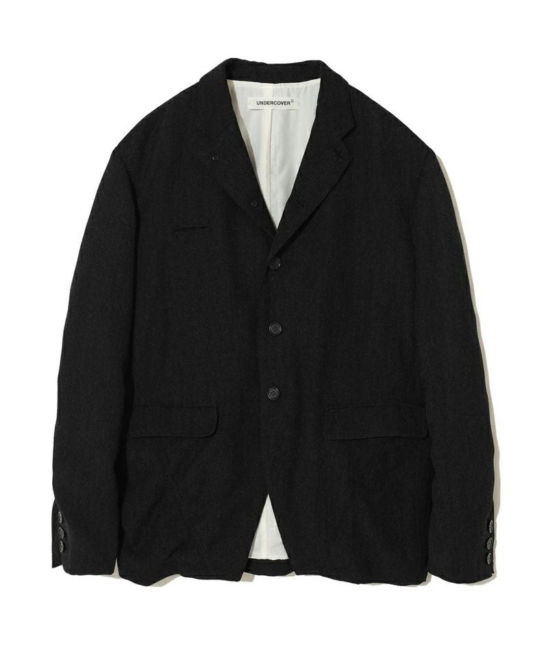 ウール・ナイロンパッカリングジャケット