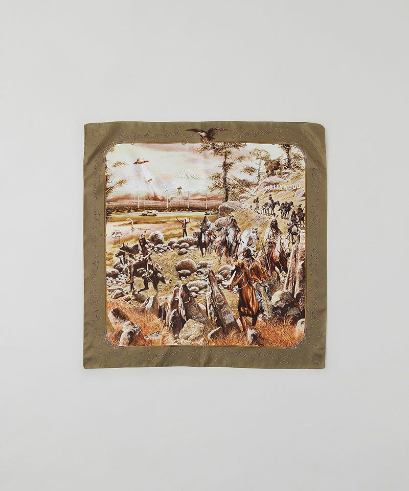 NICENESS＞HARTI / ( プリンテッド シルクスカーフ ) | MAKES ONLINE STORE