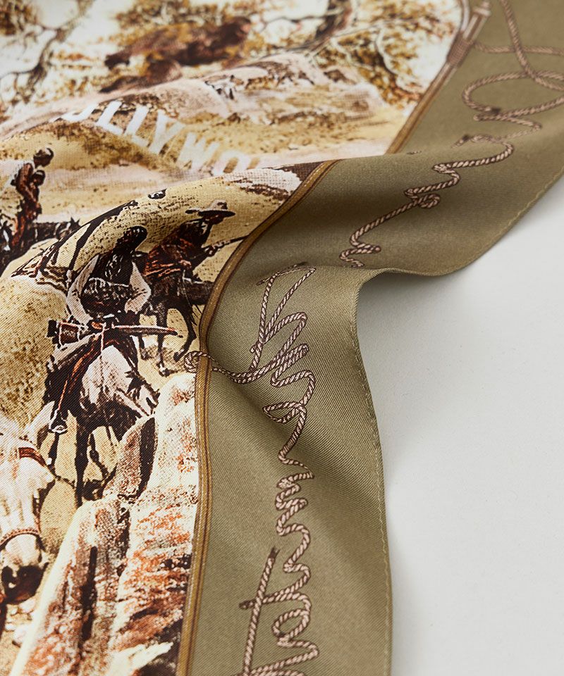 NICENESS＞HARTI / ( プリンテッド シルクスカーフ ) | MAKES ONLINE STORE