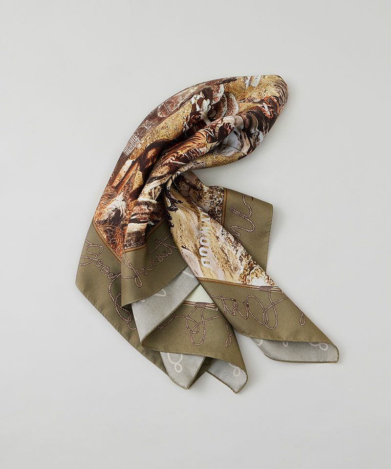 NICENESS＞HARTI / ( プリンテッド シルクスカーフ ) | MAKES ONLINE STORE