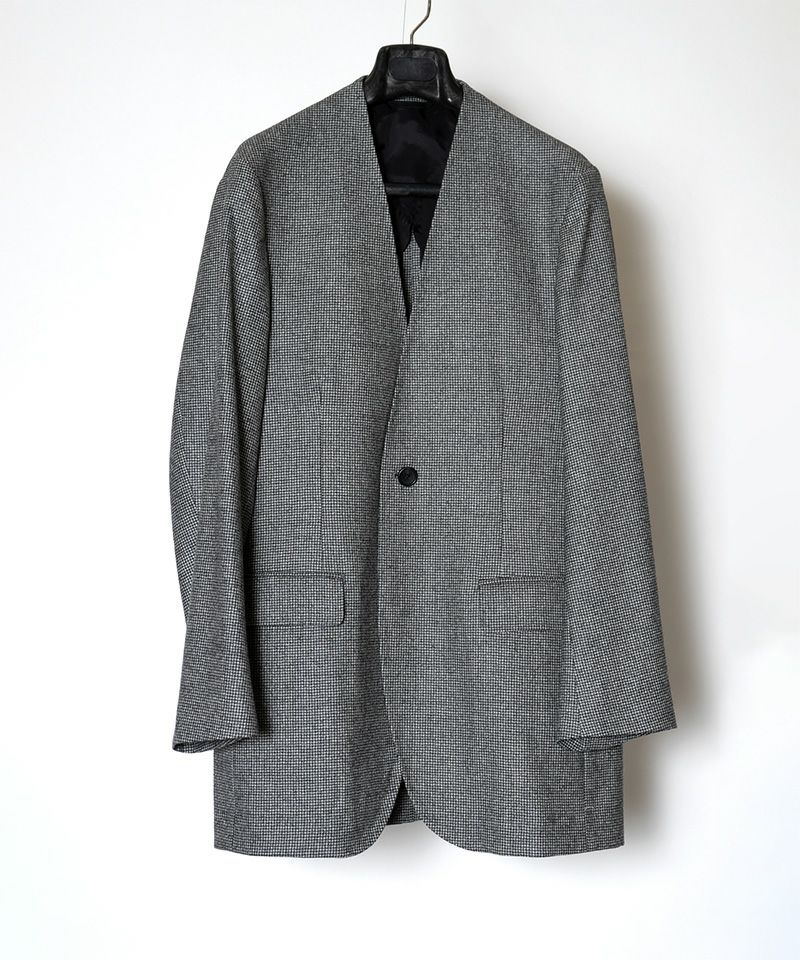 RAINMAKER＞NO COLLAR LONG JACKET | MAKES ONLINE STORE