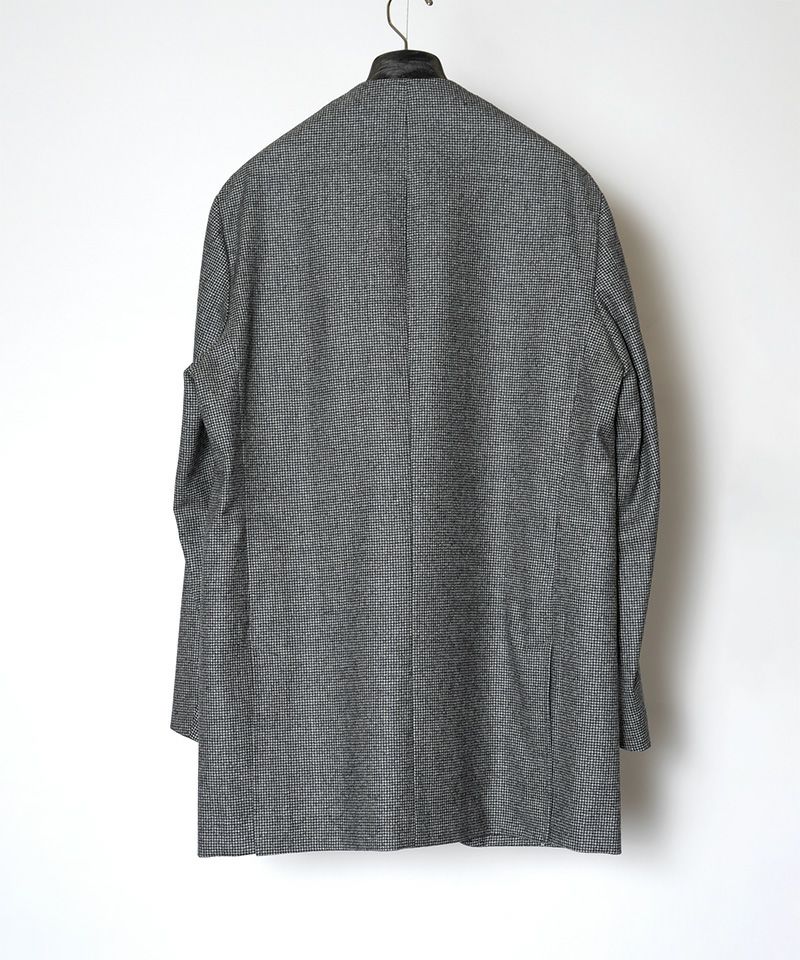 【25AW】RAINMAKER NO COLLAR LONG JACKET RAINMAKER＞NO COLLAR LONG JACKET | MAKES ONLINE STORE
