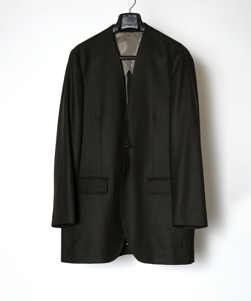 RAINMAKER＞NO COLLAR LONG JACKET | MAKES ONLINE STORE