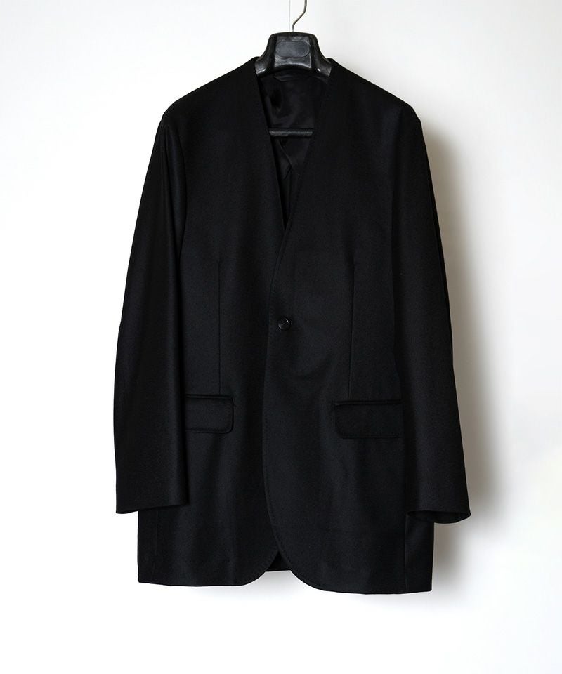 RAINMAKER＞NO COLLAR LONG JACKET | MAKES ONLINE STORE