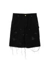 ＜KAMIYA＞BORO Duck Painter Bermuda Shorts