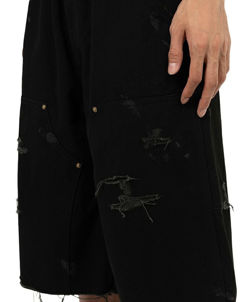 KAMIYA＞BORO Duck Painter Bermuda Shorts | MAKES ONLINE STORE