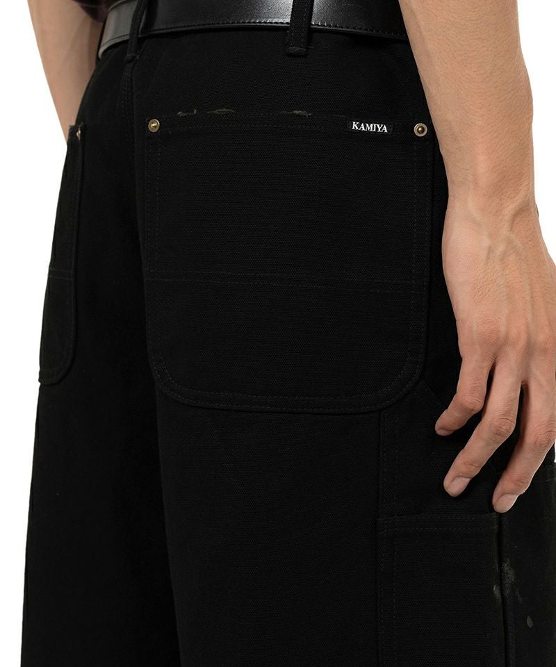 や*り様 KAMIYA BORO Duck Painter Bermuda Pa KAMIYA - BORO Duck Painter Bermuda Shorts (G14PT093) | KAMIYA