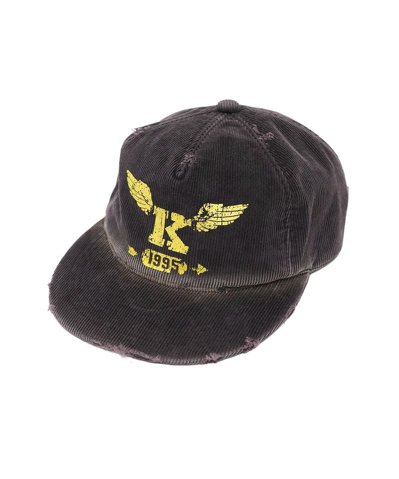 ＜KAMIYA＞CA4LA×KAMIYA“K-Wing”Distressed Cap