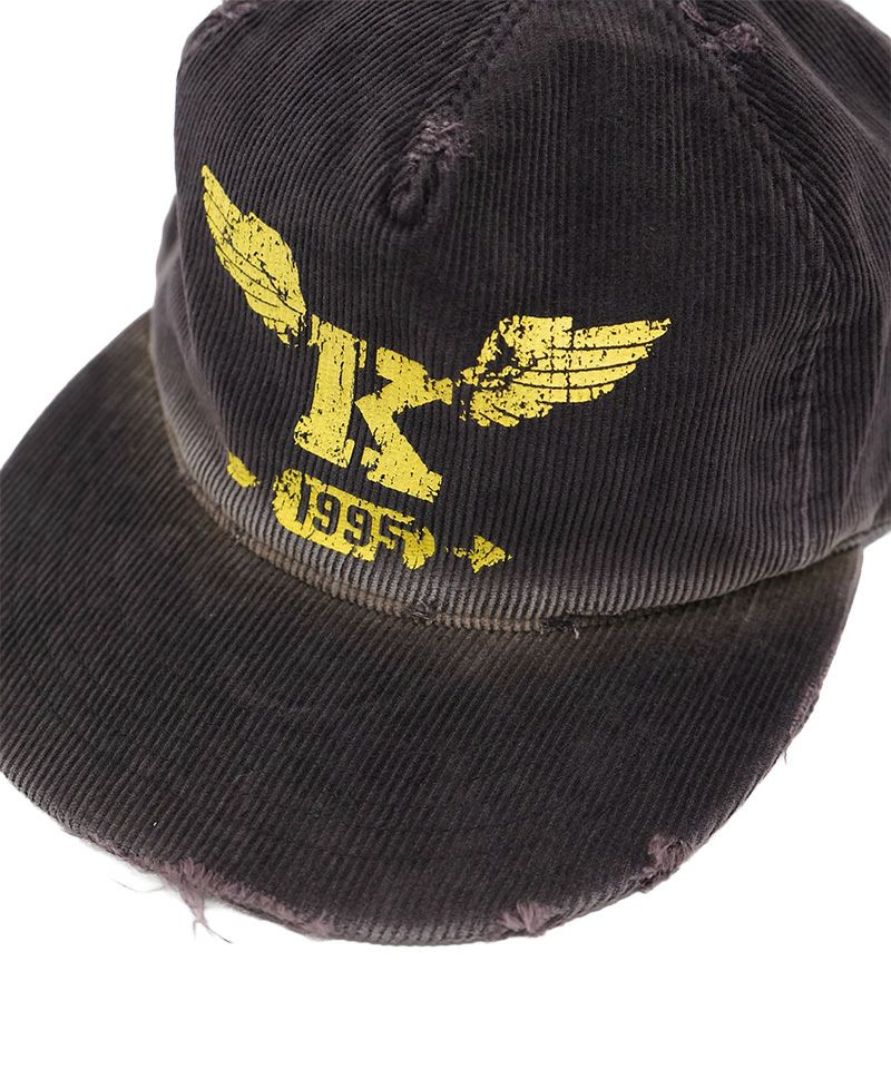 KAMIYA＞CA4LA×KAMIYA“K-Wing”Distressed Cap | MAKES ONLINE STORE