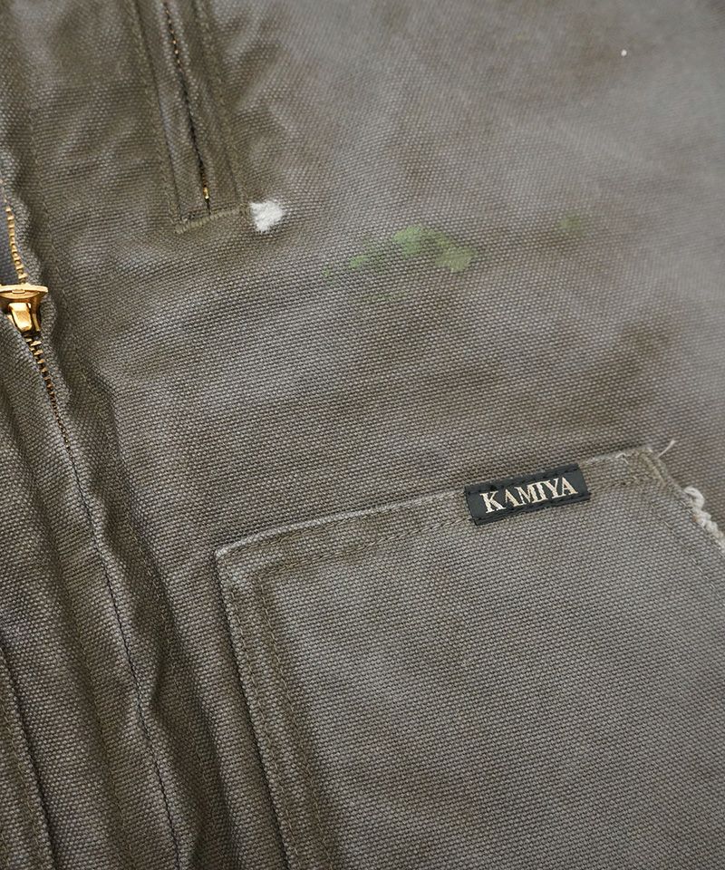 k*y様 Back yoke double gilet MARIE (boa)- KAMIYA＞BORO Boa Lining Duck Vest | MAKES ONLINE STORE