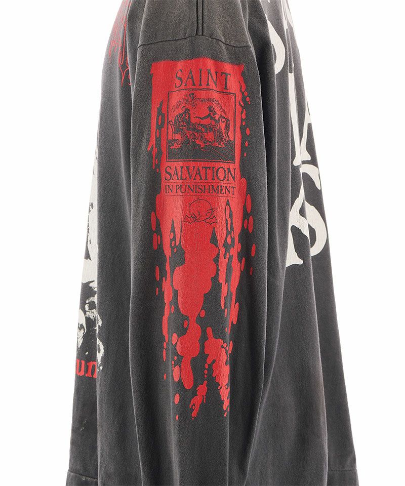 SAINT MICHAEL＞LS TEE/SAINT IS A KISS/BLACK | MAKES ONLINE STORE